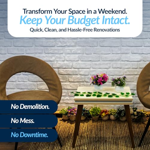 3D Wall Panels Faux Brick (10 Count)