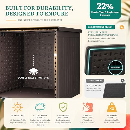 230 Gallon Extra Large Outdoor Storage Box