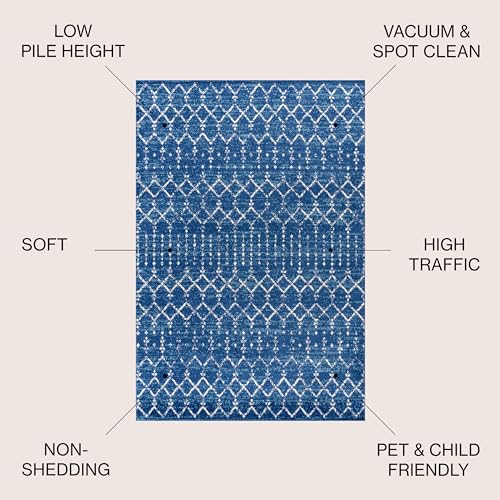 Boho Vintage Diamond Blue