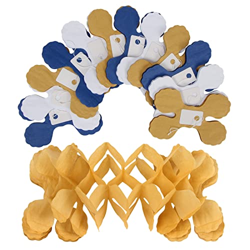 Navy Blue White (12 Count)