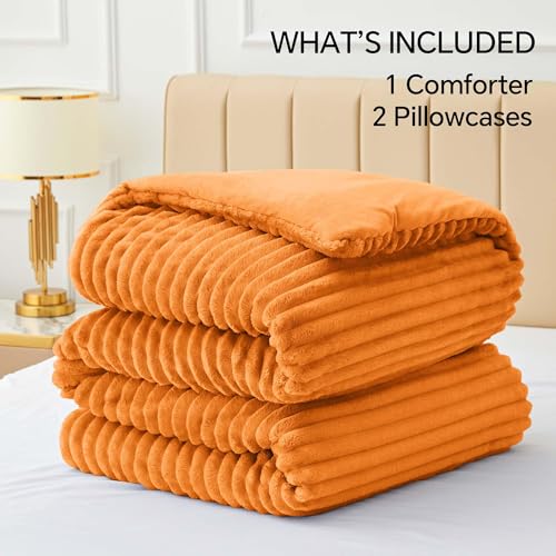 Fleece California King Comforter Set