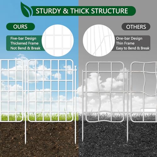 30ft x 17in Garden Fence Animal Barrier