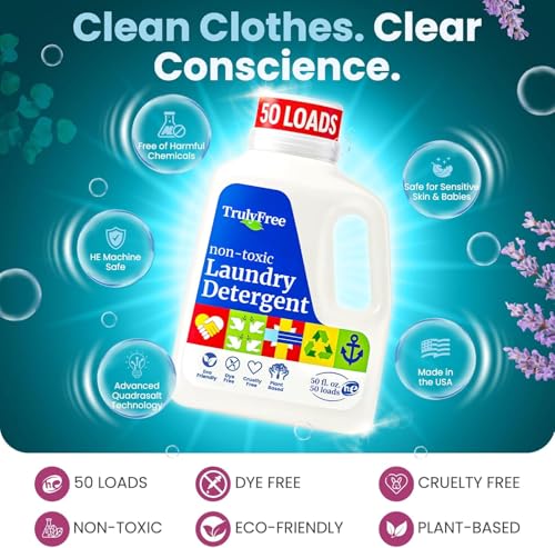 Natural Laundry Detergent for Sensitive Skin (300 Fl Oz)