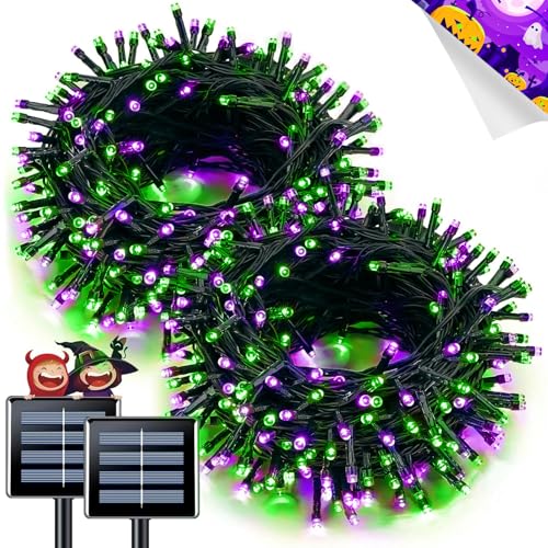 2 Pack Solar Halloween Lights (66 Foot)