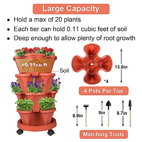 Vertical Planter Tower (2 Count)