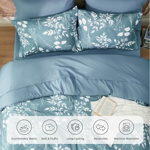 Floral Mineral Blue Comforter Set