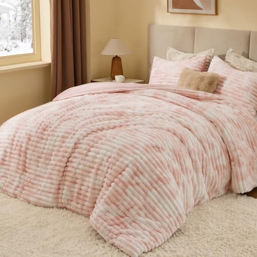 Fleece Queen Comforter Set