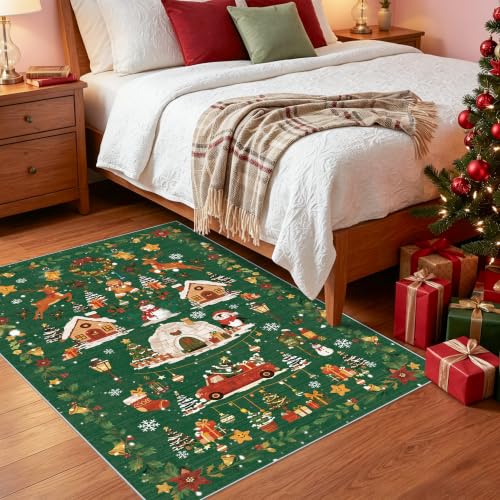 Christmas 3x4 Entryway Area Rugs (12 Sq Ft)