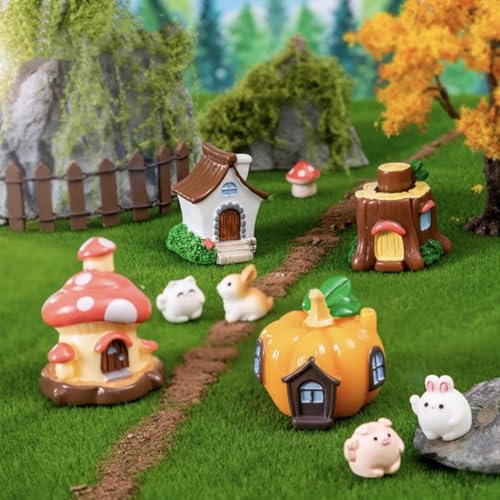 24 Pcs 6 X 6 Inch Fake Grass Decor for Crafts (24 Count)