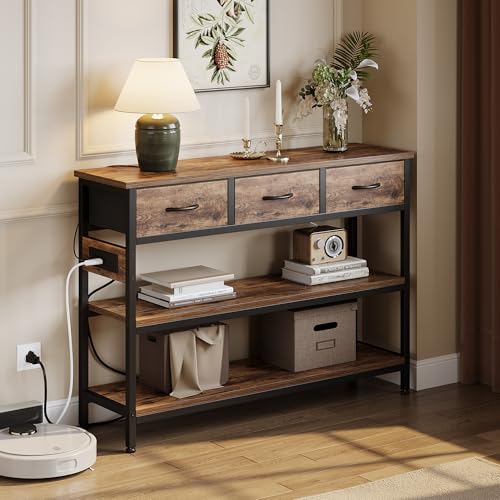 Entryway Table with Outlets