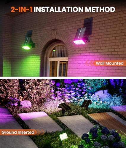 Solar Spot Lights Outdoor (2 Count)