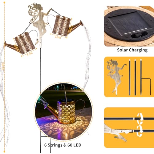 Solar Watering Can Light