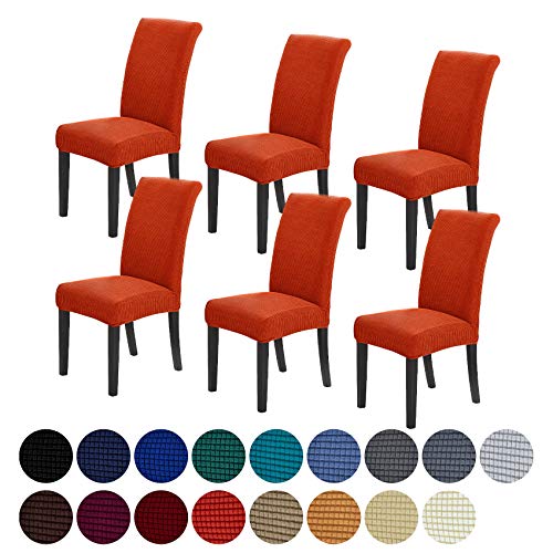 Stretch Chair Covers for Dining Room Set of 6