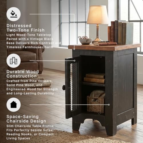 Valebeck Chairside End Table with Storage