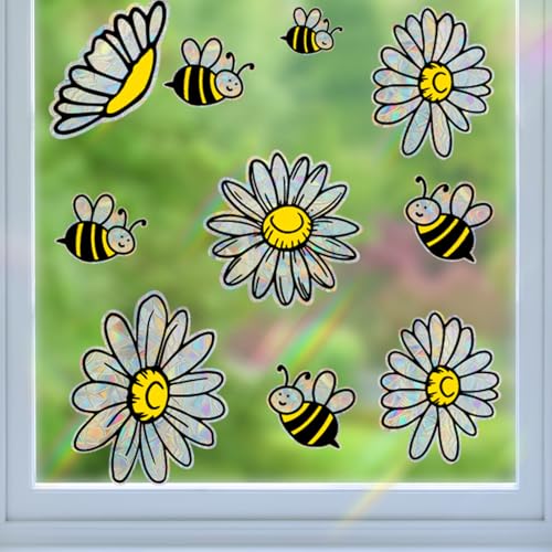 16 Pcs Window Decals to Prevent Bird Strikes