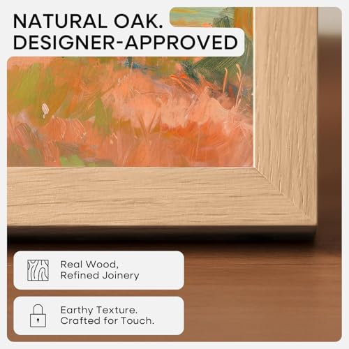 A5 Natural Oak Picture Frame