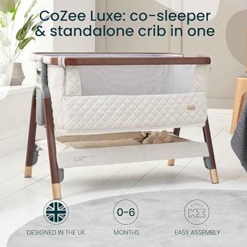CoZee® Luxe Bedside Bassinet & Sleeper