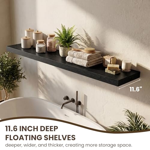 55 Inch Floating Shelves for Wall