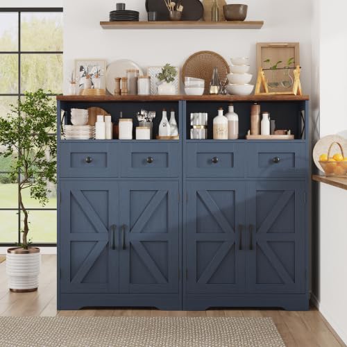 Farmhouse Storage Cabinet Set of 2 (2 Count)