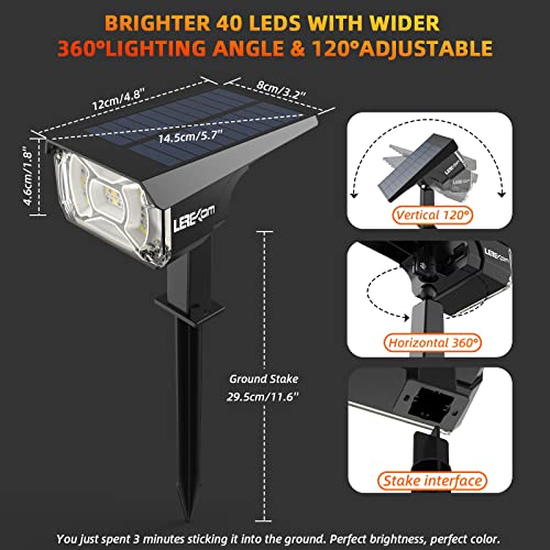 Solar Spot Lights Outdoor Color Changing (10 Count)