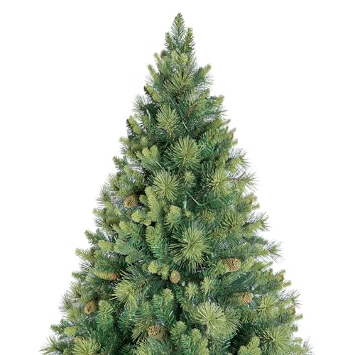 Vail 9ft Prelit Artificial Christmas Tree with Pine Cones