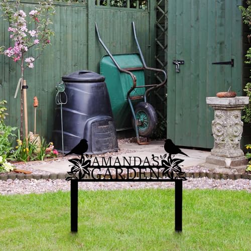 Personalized Garden Sign with Stake