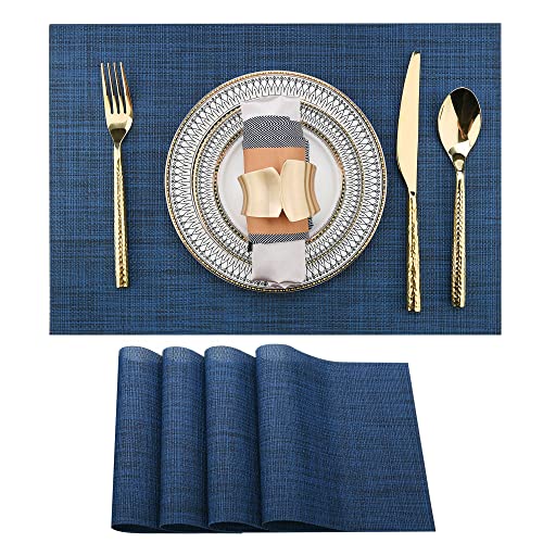 Navy Blue Placemats Set of 4 (4 Count)