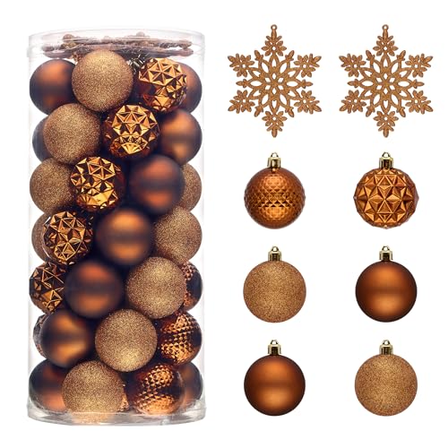 Christmas Tree Decorations Ornament Set for Fall Halloween (50 Count)