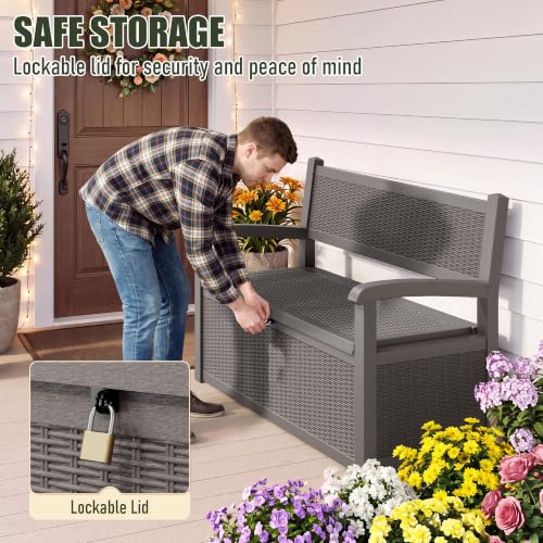 80 Gallon Outdoor Storage Bench
