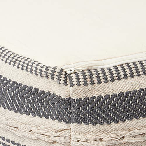 Pouf with Filler Cube Bean Bag Pouffe