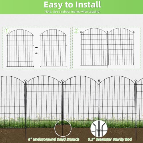 Decorative Garden Fence (17 Sq Ft)