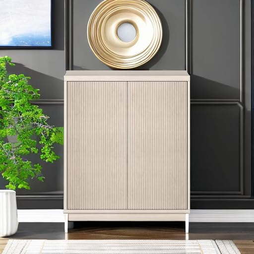 28" Fluted Accent Cabinet