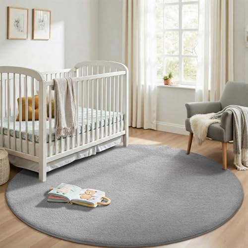 4ft Round Rugs for Bedroom Living Room (12.25 Sq Ft)