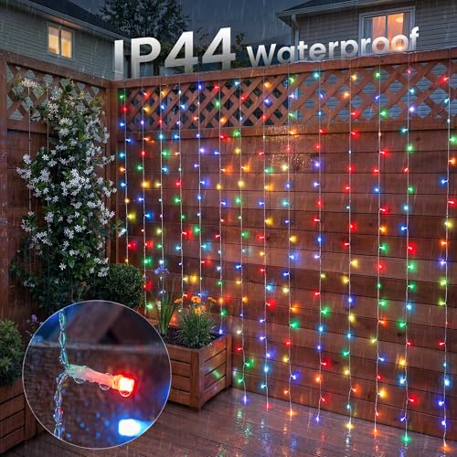 Smart RGB IC Curtain Lights Plug in App Control