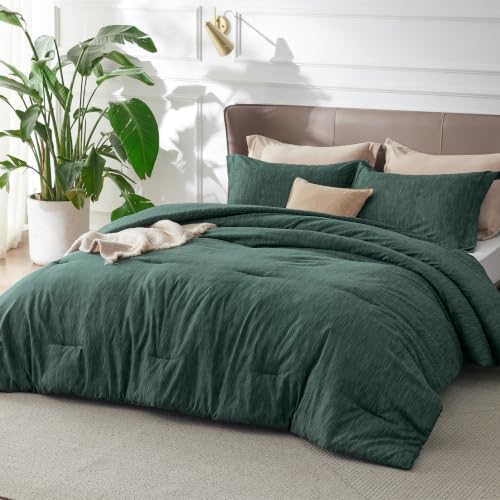 Dark Green Twin Comforter Set
