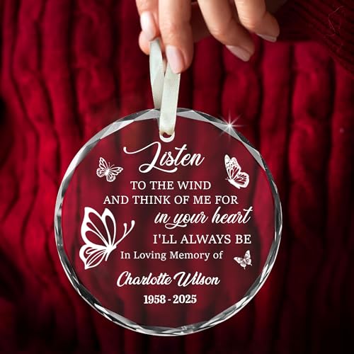Personalized Memorial Christmas Ornament