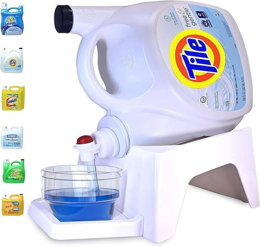 Liquid Laundry Detergent Holder Stand with Drip Tray