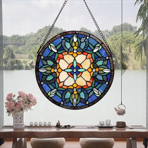 Handcrafted Stained Glass Window Panel