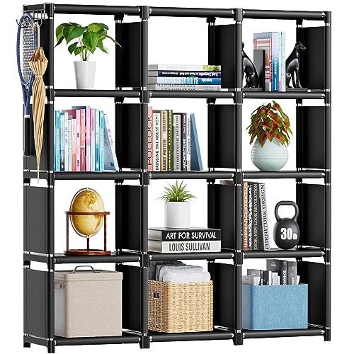 Book Shelf 12 Cube Storage Organizer