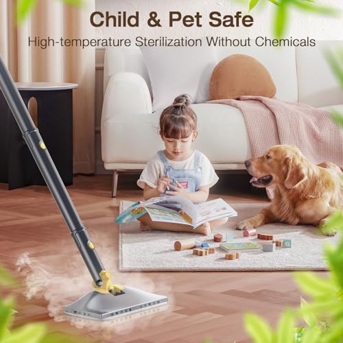 10-in-1 Steam Cleaner, Detachable Handheld Steam Mop for Multi-Surface (17 Count)
