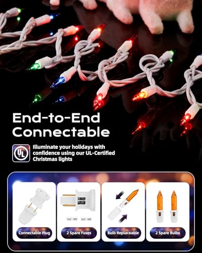 Multicolor Christmas Mini String Lights (100 Count)
