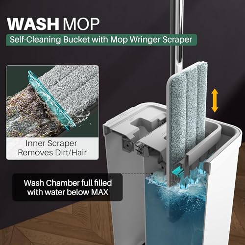 Mop and Bucket Set for Home and Commercial Use