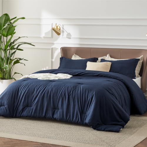 Navy King Size Comforter Set