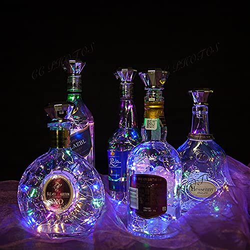 Solar Wine Bottle Lights Outdoor (8 Count)