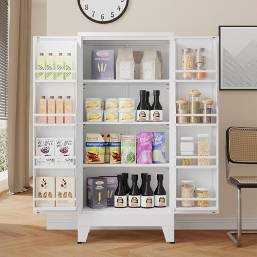 48" H Metal Kitchen Pantry Storage Cabinet