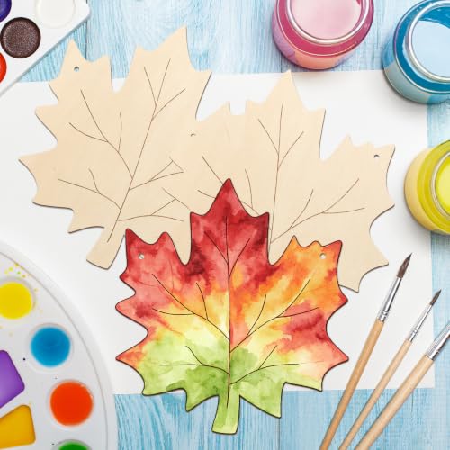 Unfinished Fall Wreaths Wood Crafts to Paint Set of 3 (3 Count)