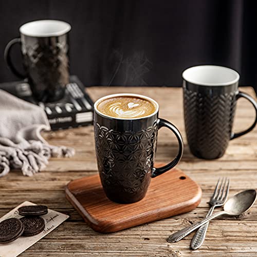20 oz Large Coffee Mugs Set of 6 (6 Count)