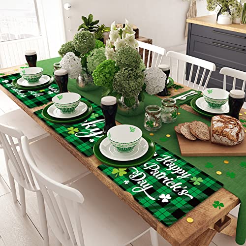 St. Patrick's Day Plastic Placemats Set of 6 Table mats 17×13×0.04in