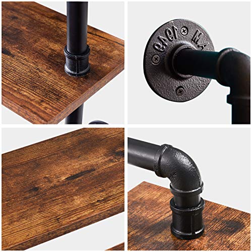 2 Tiers Industrial Pipe Shelves