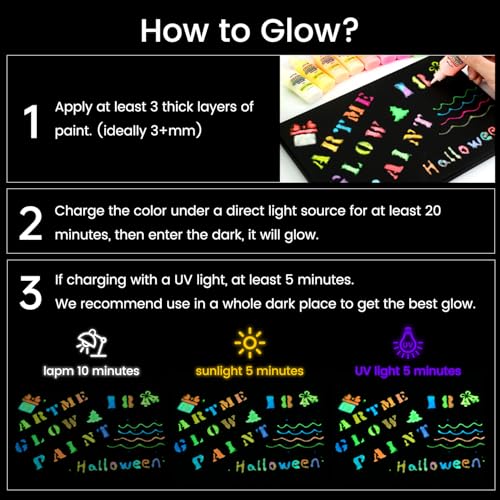 Glow in The Dark Paint (13.5 Fl Oz)